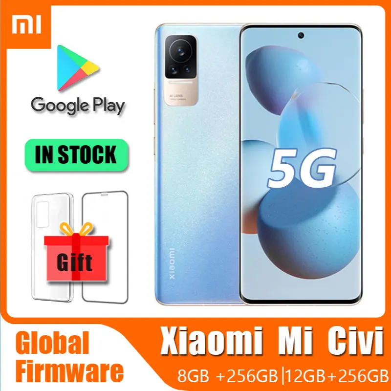 Original Xiaomi Civi Cellphone ,xiaomi smartphone Snapdragon 778G 5G Smartphone 64 MP Camera 4500mAh Battery 55W