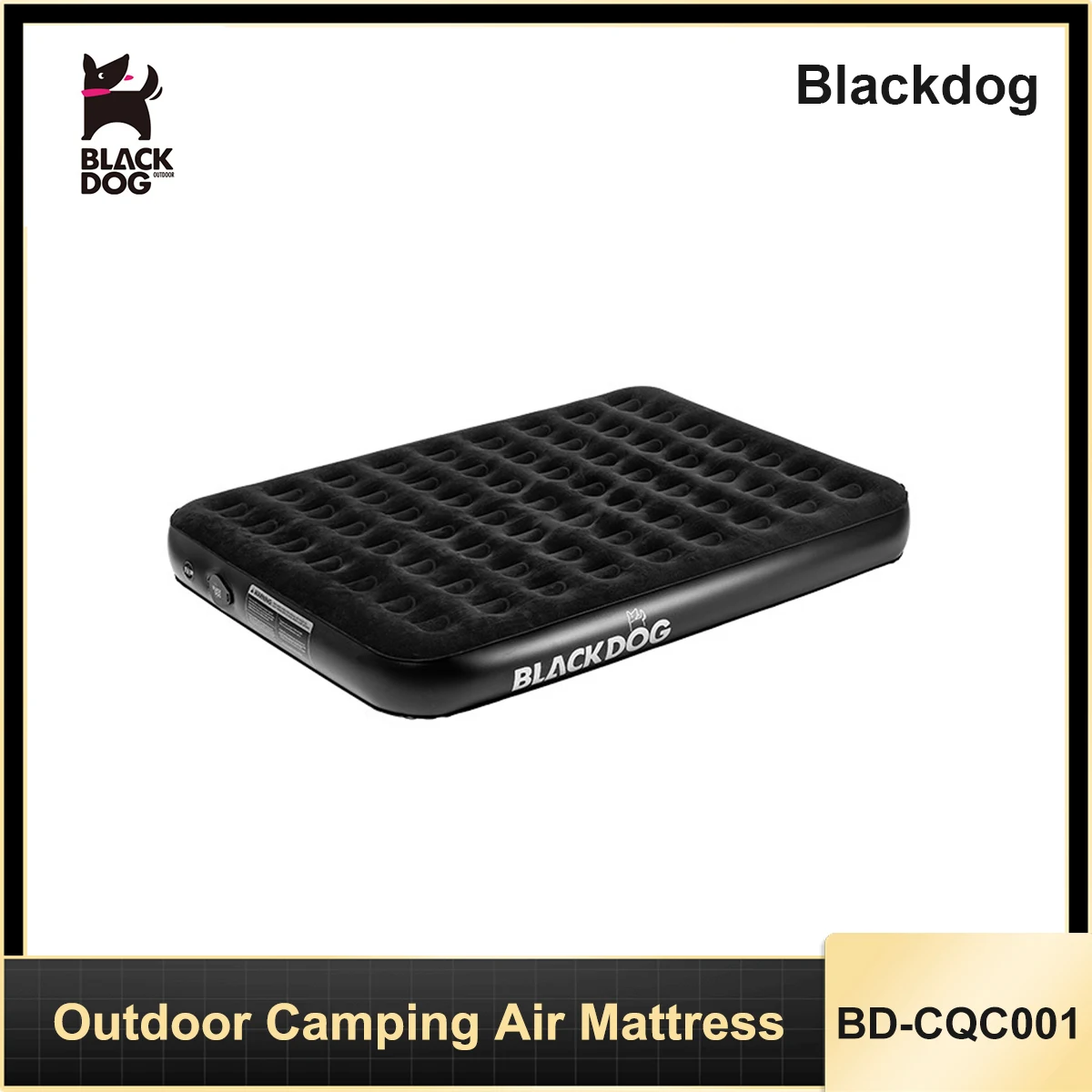 

Blackdog Outdoor Camping Double Inflatable Mattress BD-CQC001 Air Cushion Thickened Full-automatic Double Air Cushion Bed