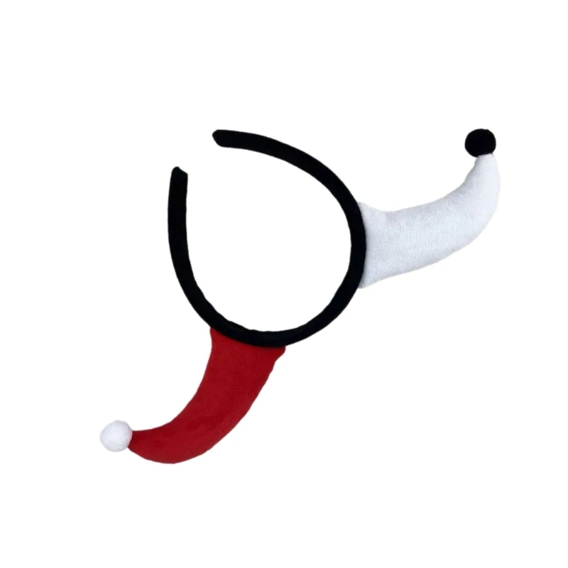 Праздничные повязки для волос шута реквизит фотобудки на голову с рогом клоуна