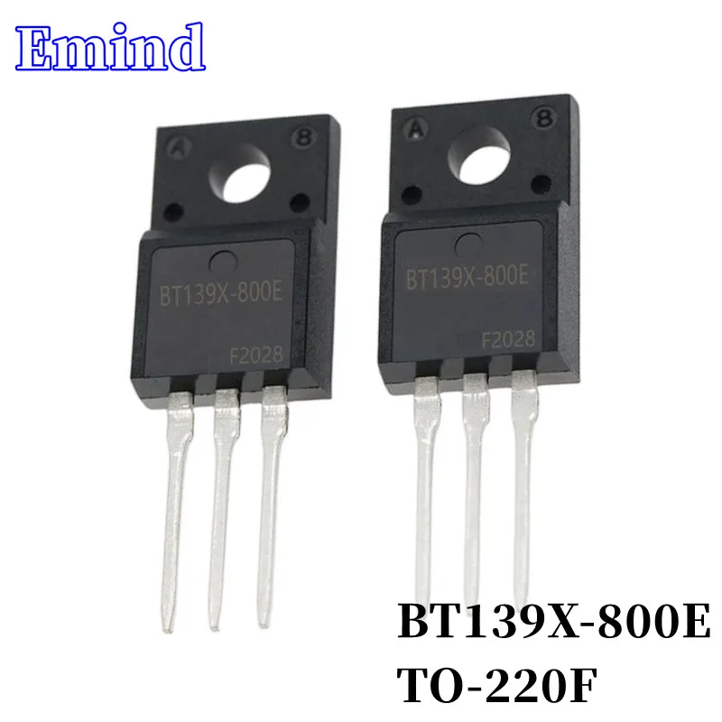 

10Pcs BT139X-800E Thyristor TO-220F 16A/800V DIP Triac Large Chip Plastic Package