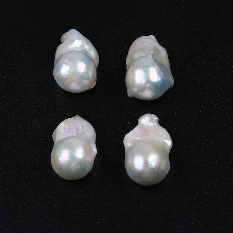 

15-18mm AAA White High Quality Large Huge Baroque Loose Freshwater Pearl Paris Beads