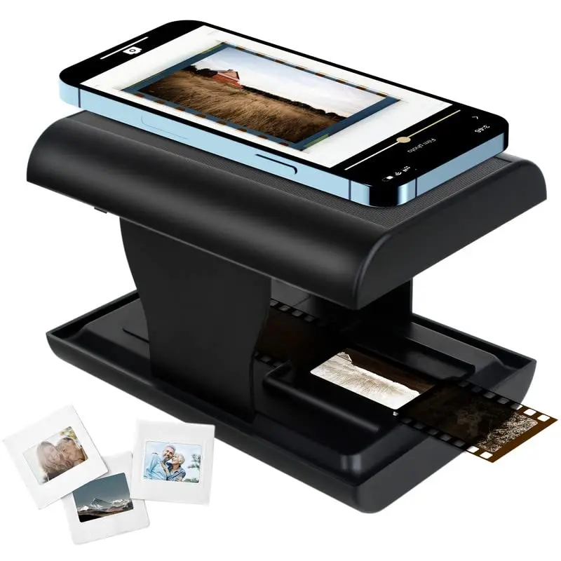 

Capture Beautiful Moments Mobile Film Scanner, 35mm Slide and Old Slide Scanner for iPhone and Smartphones