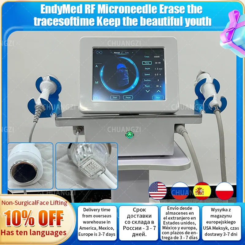 

Fractional RF micro Beauty machine 2-in-1 state-of-the-art/the most popular RF beauty machine for facial enhancement