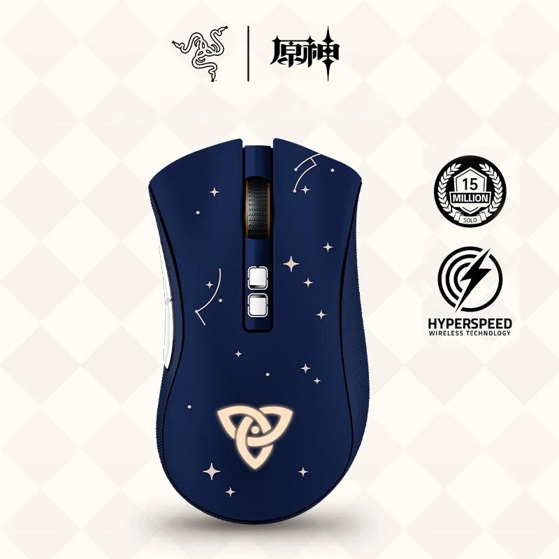 

Original Razer Genshin Impact Edition Deathadder V2 Pro Wireless Gaming Mouse 20k Dpi + Goliathus Speed Soft Gaming Mouse Mat