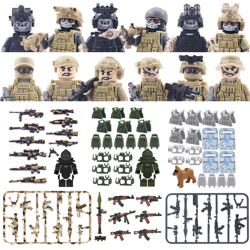 

Конструктор призрак спецназ, спецназ, солдаты, фигурки, военное оружие, жилет, аксессуары для детей, игрушки