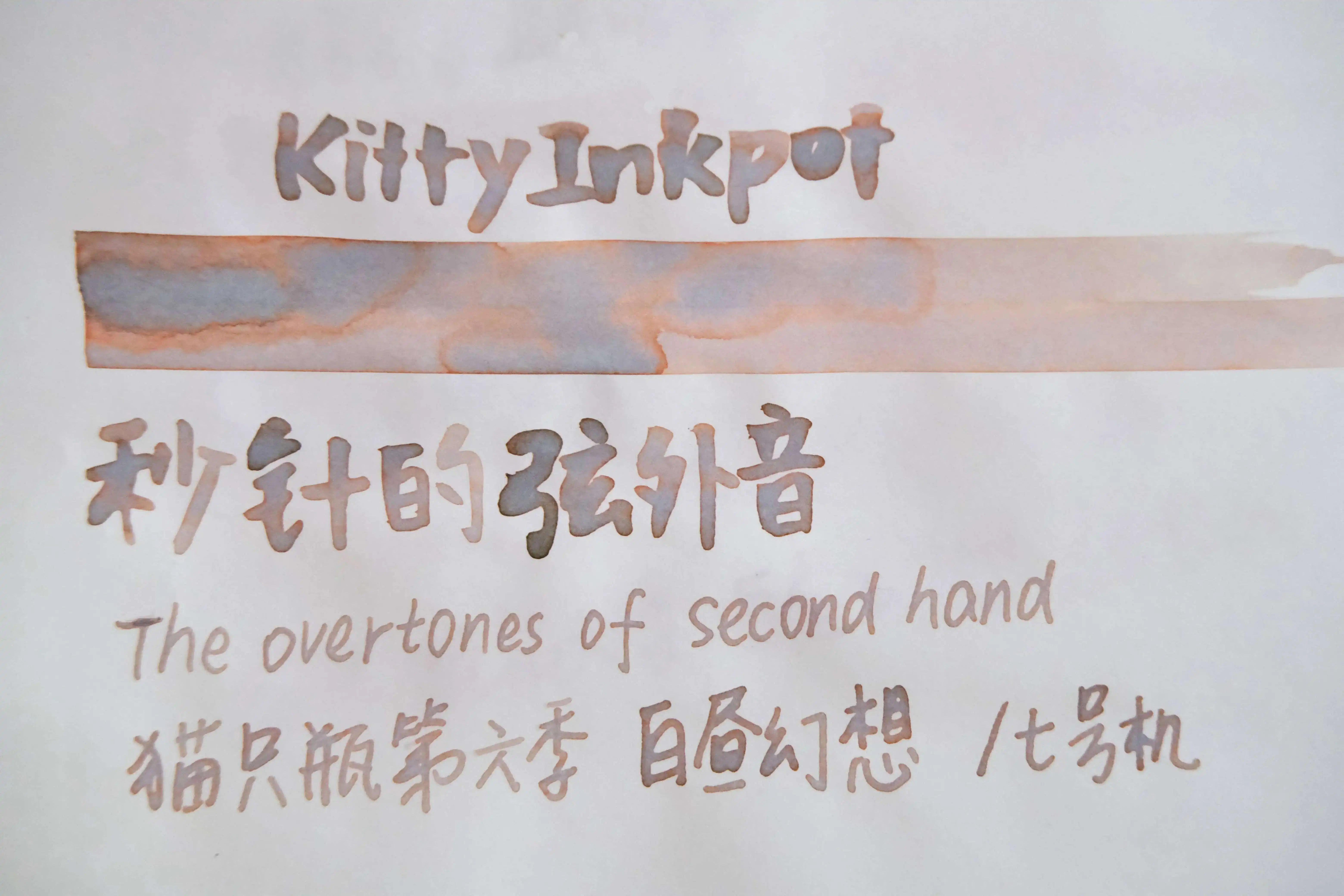 

Kittyinkpot, сезон 6, хроматография, градиент, изменение, хромоширование, чернила для рисования Sheen Pen