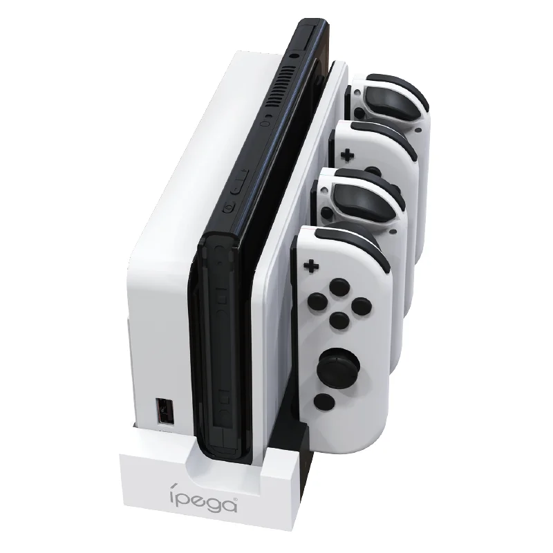 

iPega PG-9186 Game Controller Charger Charging Dock Stand Station Holder for Switch Joy Game Console with Indicator