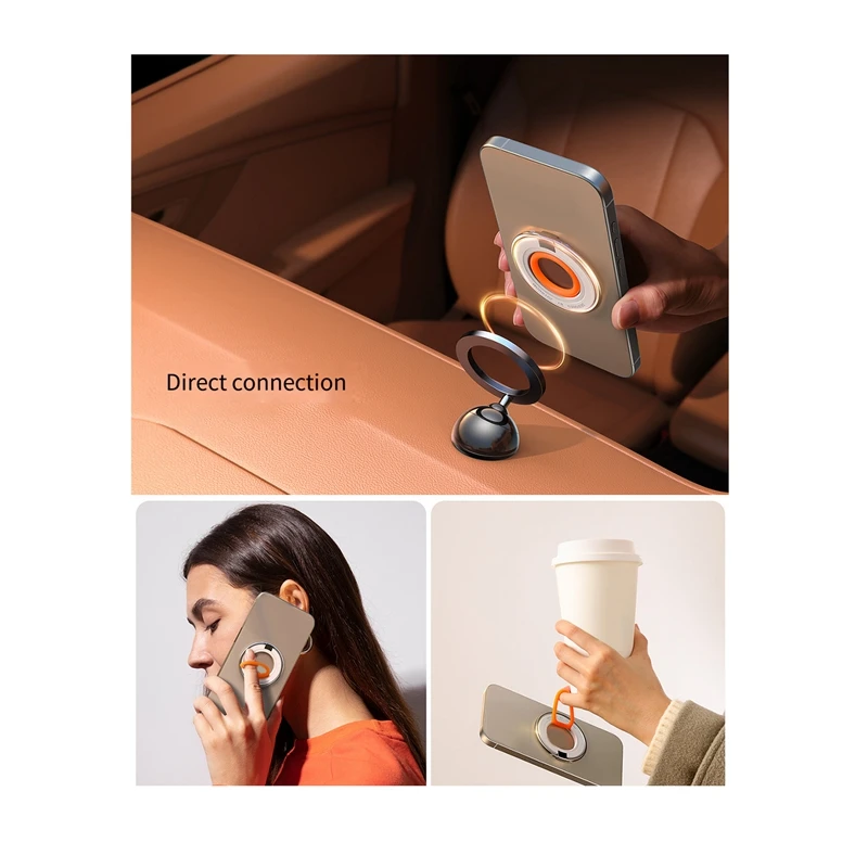 Joyroom Magnetic Ring Phone Holder Kickstand Silicone Grip Stand For Iphone 15 14 13 12 Pro Max