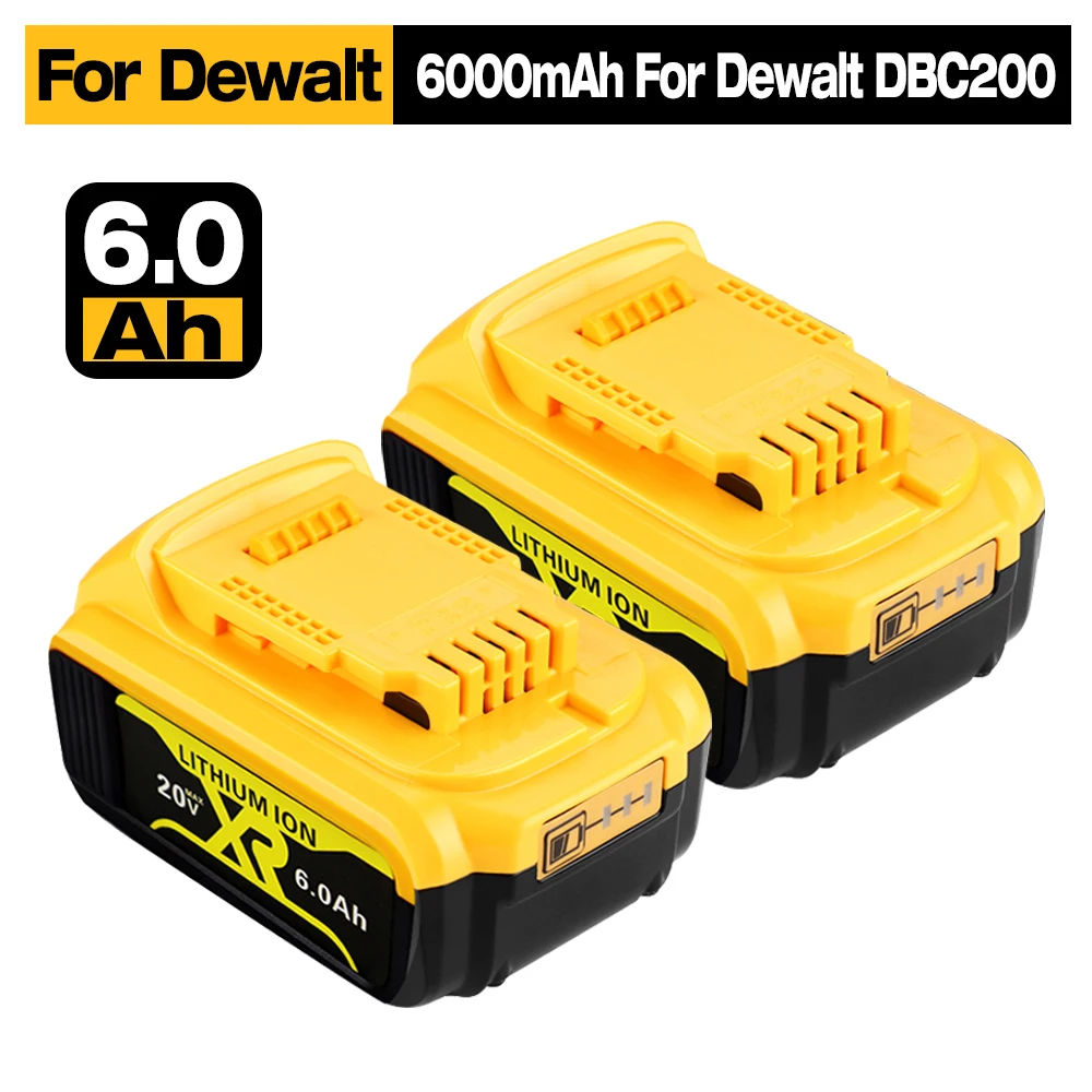 

2022 Upgrade for DeWalt 20V 6.0Ah 8.0Ah 12.0Ah DCB200 Replacement Li-Ion Battery, MAX XR DCB205 DCB201 DCB203 Power Tool Battery