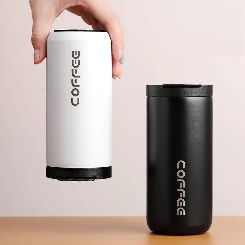 

304 Stainless Steel Milk Tea Coffee Cup Leak-proof Thermos Cup Travel Thermosmug Thermosmug Water Bottle Gift 400ml/550ml