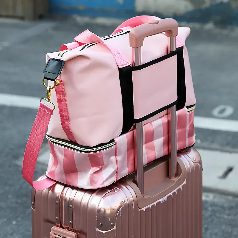 Gym Bags Fashion Women Men Fitness Bags 2022 Large Capacity Training Bags Mulitfunction Portable Yoga Swimming Travel  Backpack