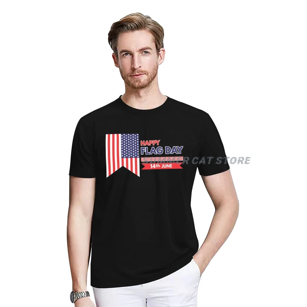 

Flag Day 14th July T-Shirt for Women Men Customized Products