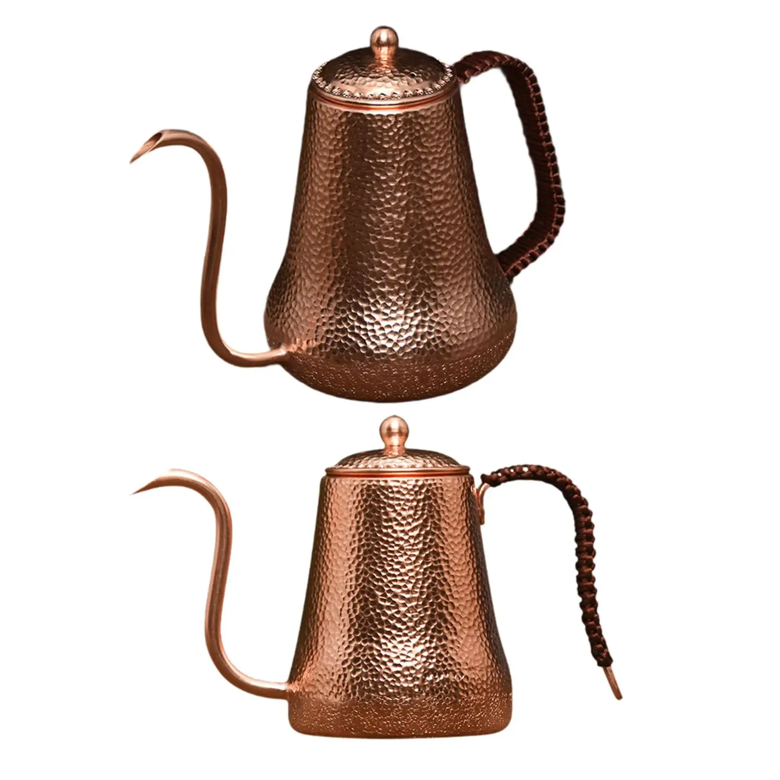 Гофрированный кофейный Чайник гусиная шея с длинным носиком Быстрое нагревание