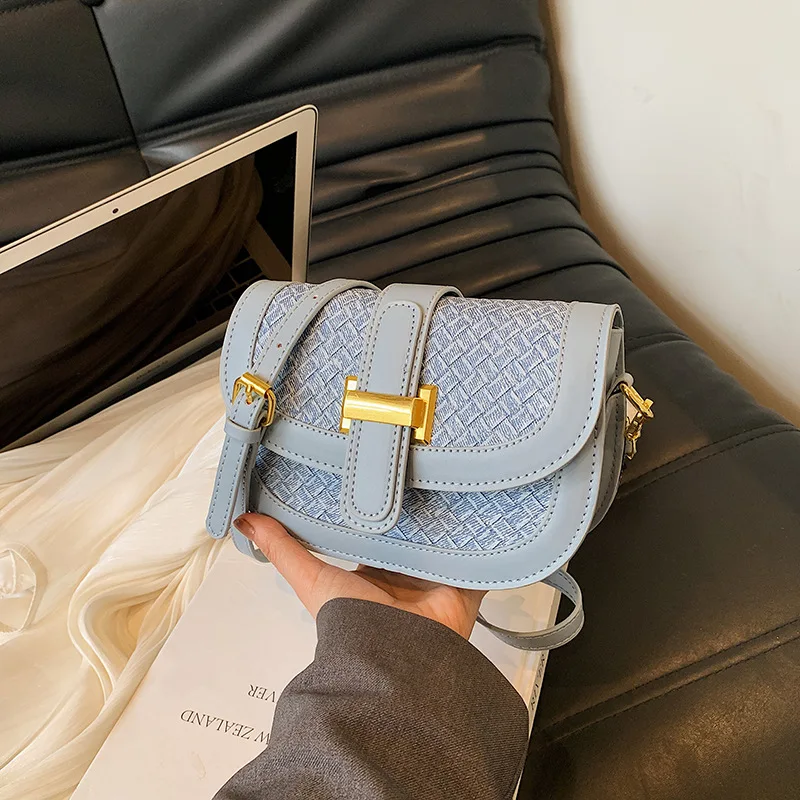 Женская модная седельная сумка из искусственной кожи. Простая и универсальная