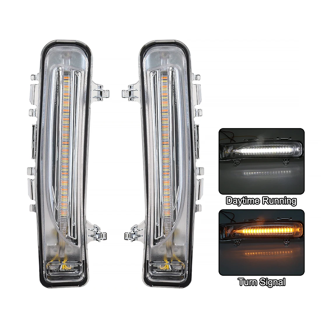 

Дневные Ходовые Огни Ford Edge Everest DRL 2011-2014 LED, Желтые Сигнальные Огни, Автомобильные Аксессуары, Противотуманные Огни