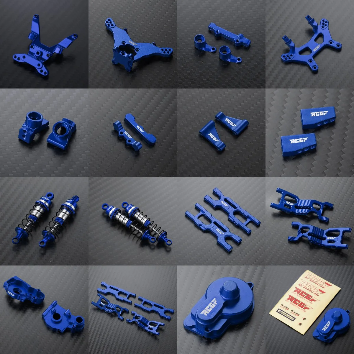 Комплект подвесных рычагов для руля RCGOFOLLOW из алюминиевого сплава