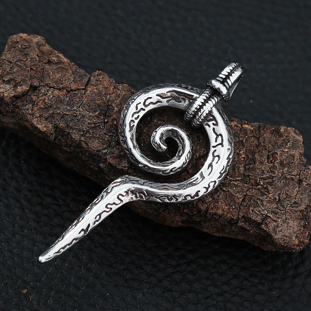 Винтажная змея Mayan Totem подвеска скипетр для мужчин и женщин в стиле панк байкера