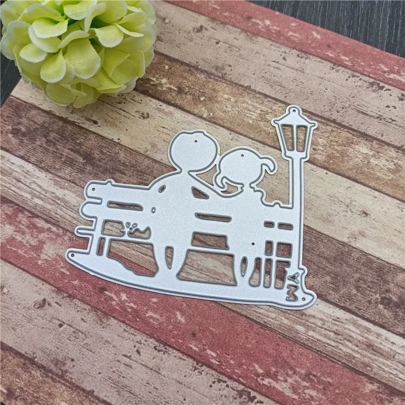 

Romantic Lovers Metal Cutting Dies Stencil Die Cut Scrapbooking Craft Stamps