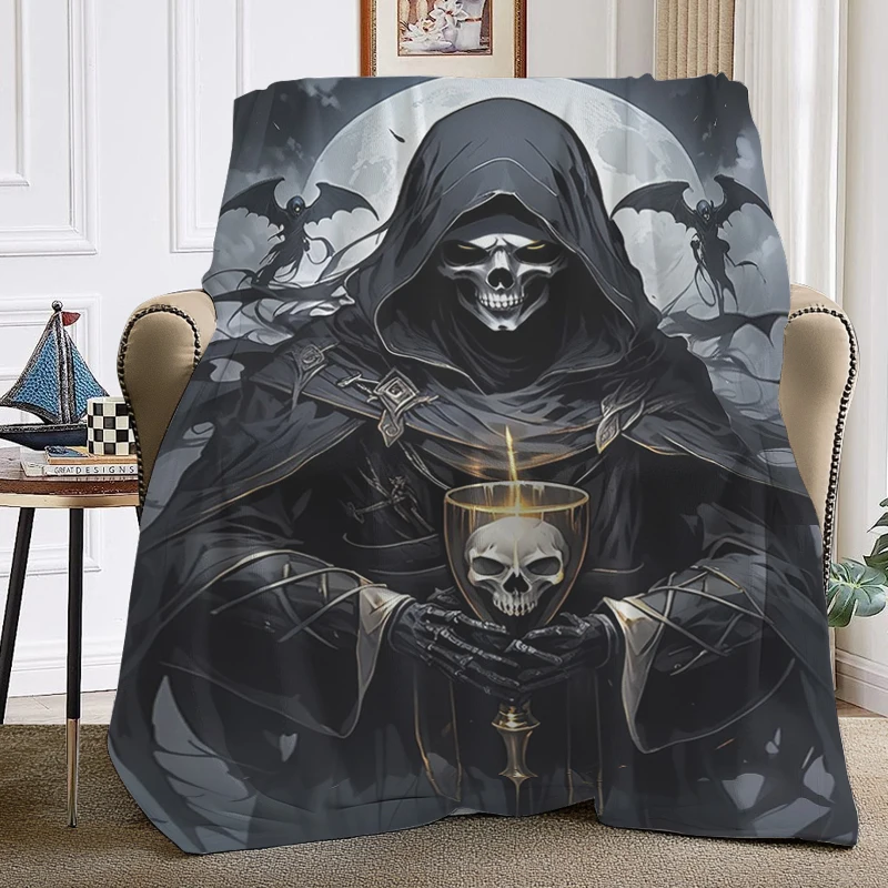 Готическое искусство королевский размер одеяло для кровати диван постельные