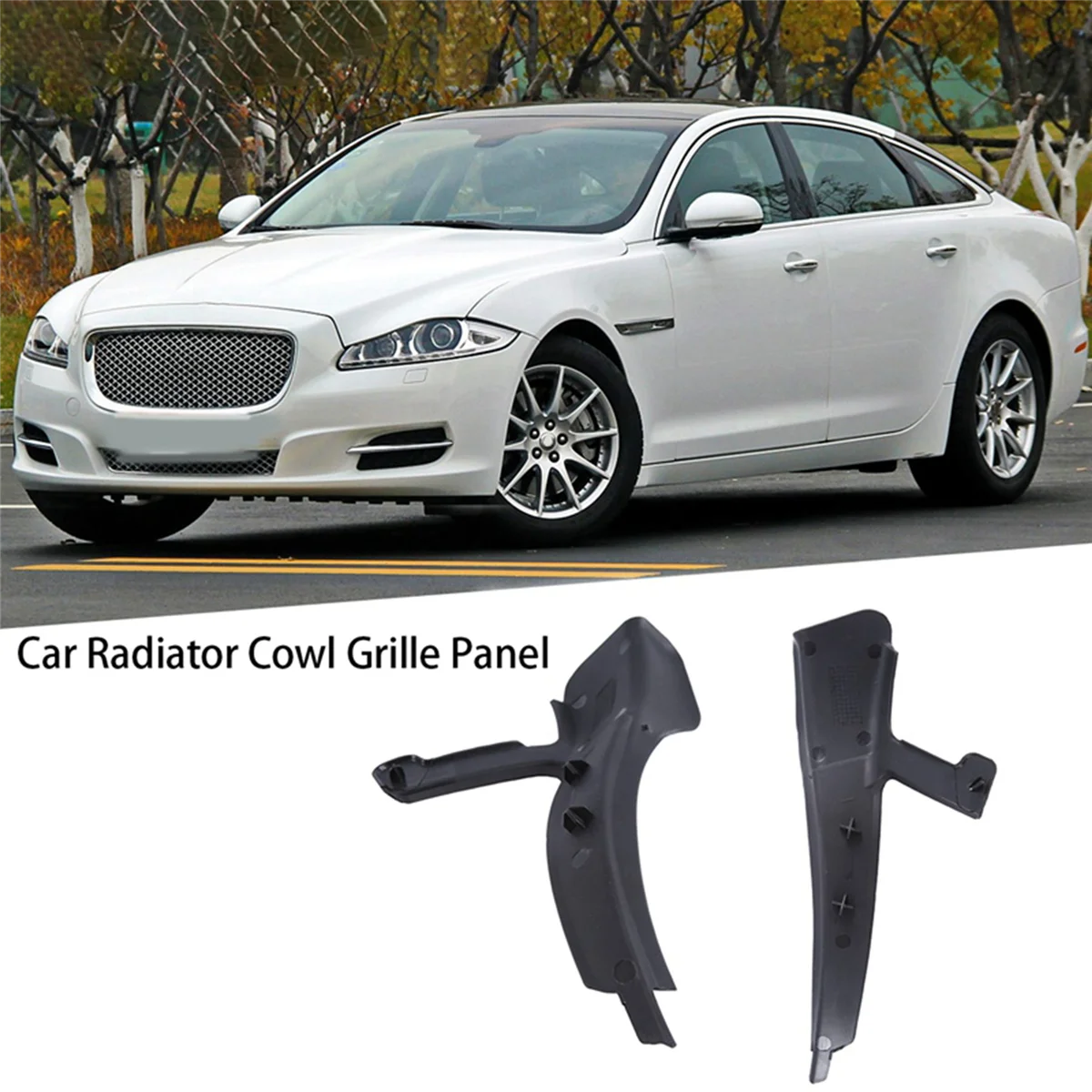 Передний правый радиатор для JAGUAR XJL 2010-2019 решетчатая панель автомобиля C2D19712