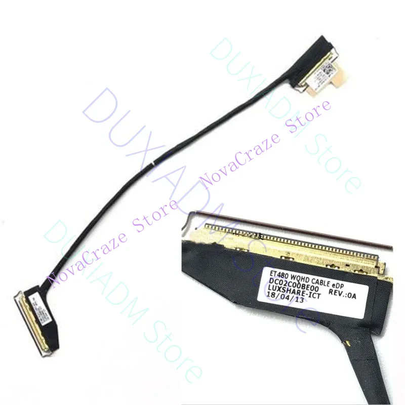 Фото ЖК-дисплей Lvds, 40-контактный кабель для Lenovo ThinkPad T480 ET480 DC02C00BE10 №2
