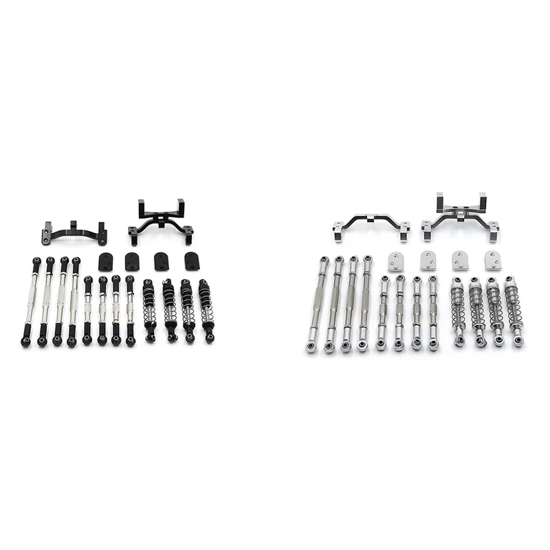 

Upgrade Metal Pull Rod Tie Rod Pull Rod Base Shock Absorber for WPL 1/16 C34 C44 RC Car Spare Parts