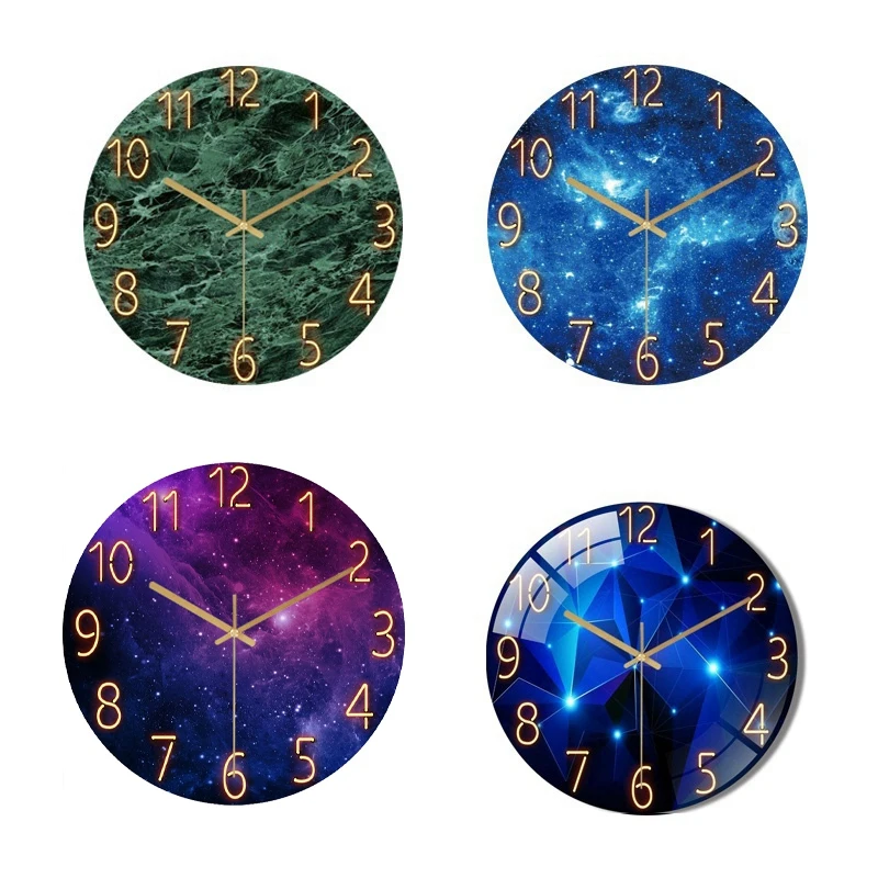 

Modern Large Size Wall Clock,Silent Non Ticking Fashion Battery Quartz Digital Clock For Living Bedroom Decor Dial
