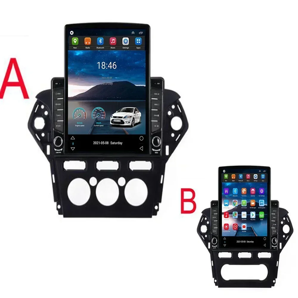 Для Tesla Style 2Din Android 13 Автомобильный радиоприемник для Ford Mondeo 4 2010-2014 Мультимедийный