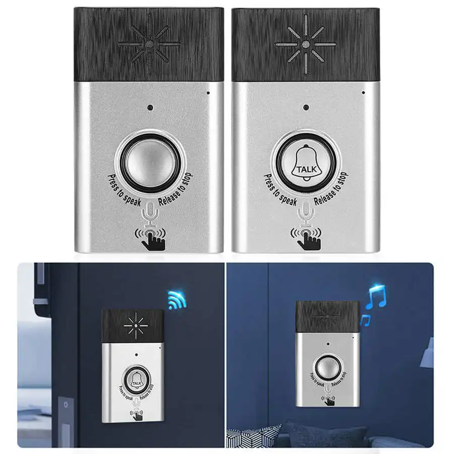

Wireless Intercom Door Bell Intelligent 2-Way Intercom Doorbell Access Control System for Home Security