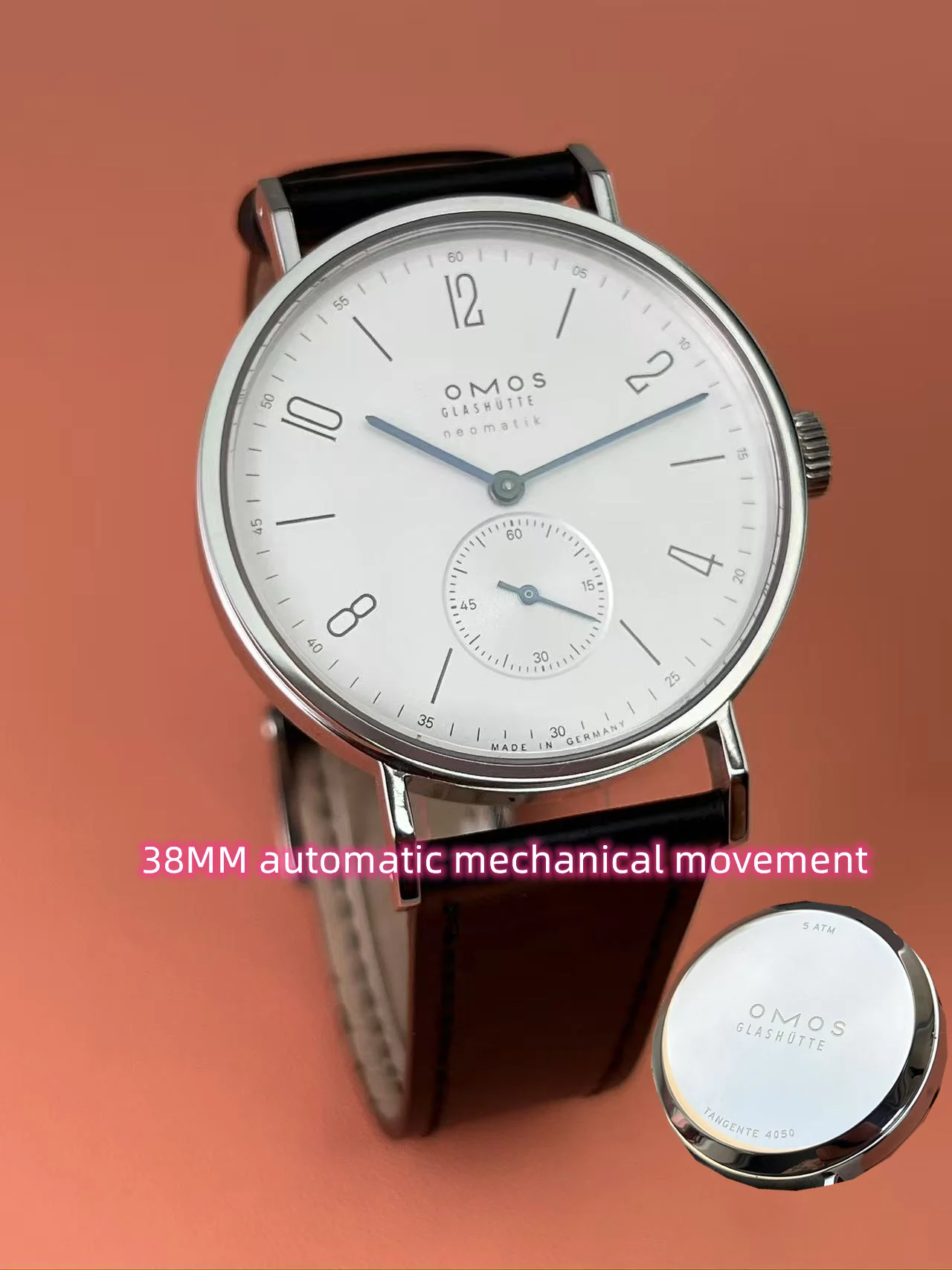 Фото NOMOSBauhaus минималистичные и нишевые автоматические механические мужские часы с механизмом чайки ST1701 художественная модель небольшого размера №3