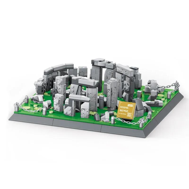 

The Stonehenge Of Wiltshire England Building Blocks World Famous Architecture Bricks City Street View Toys Gifts For Kids