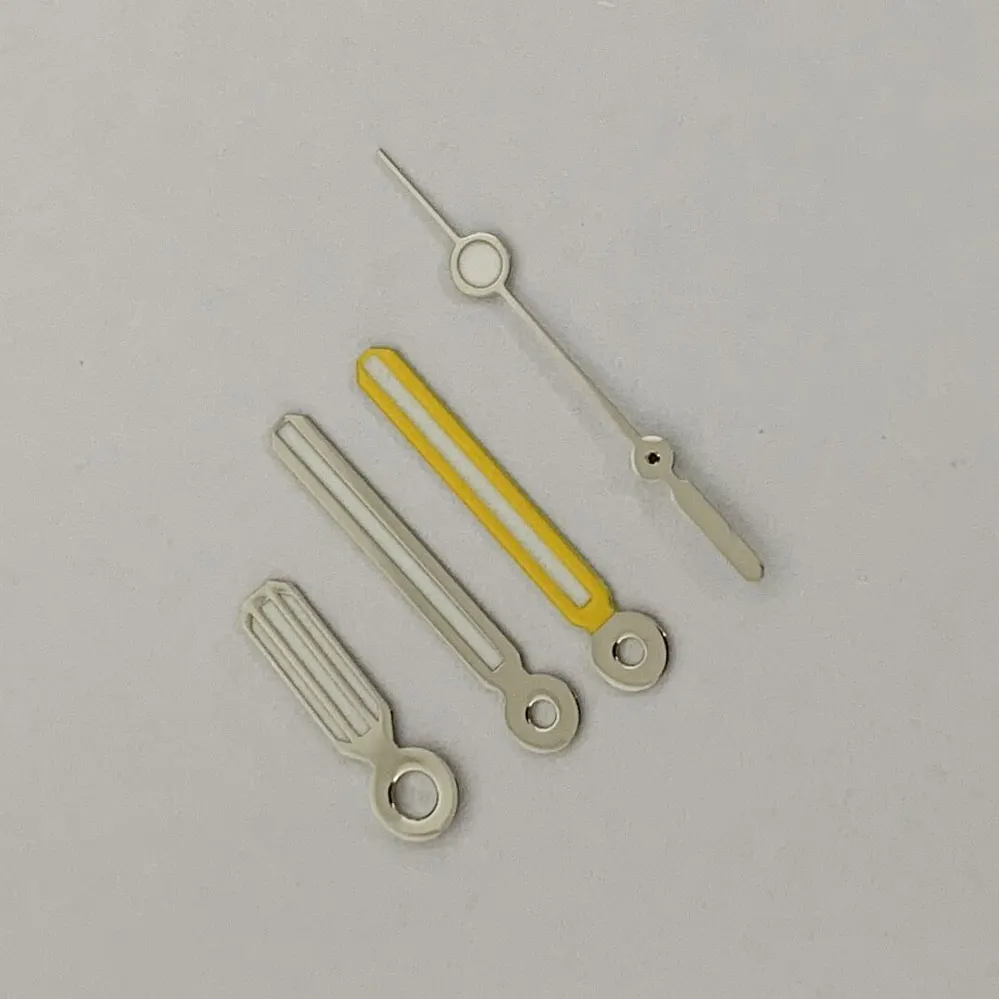 Watch Hands Accessory Color-blocking 4-hands Green Luminous Watch Hands Fit NH35 NH36 4R 7S Movement