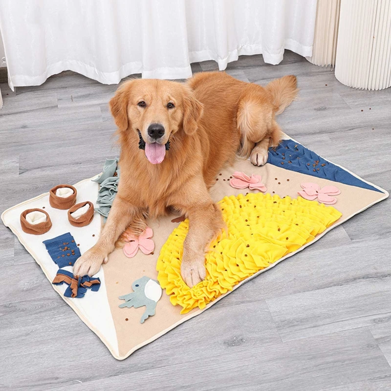 

Treat Dispensing Interactive Puppy Plush Dog Toys Large Style Chew Toys Snuffle Pad for Medium Dogs for TIME