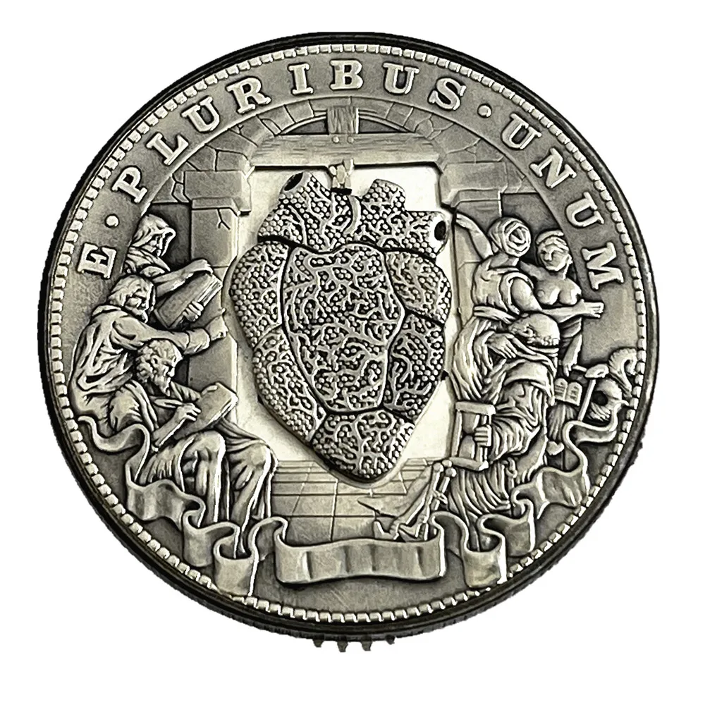 

Коллекционная монета "Будящее сердце", медно-никелевая, XMSJ