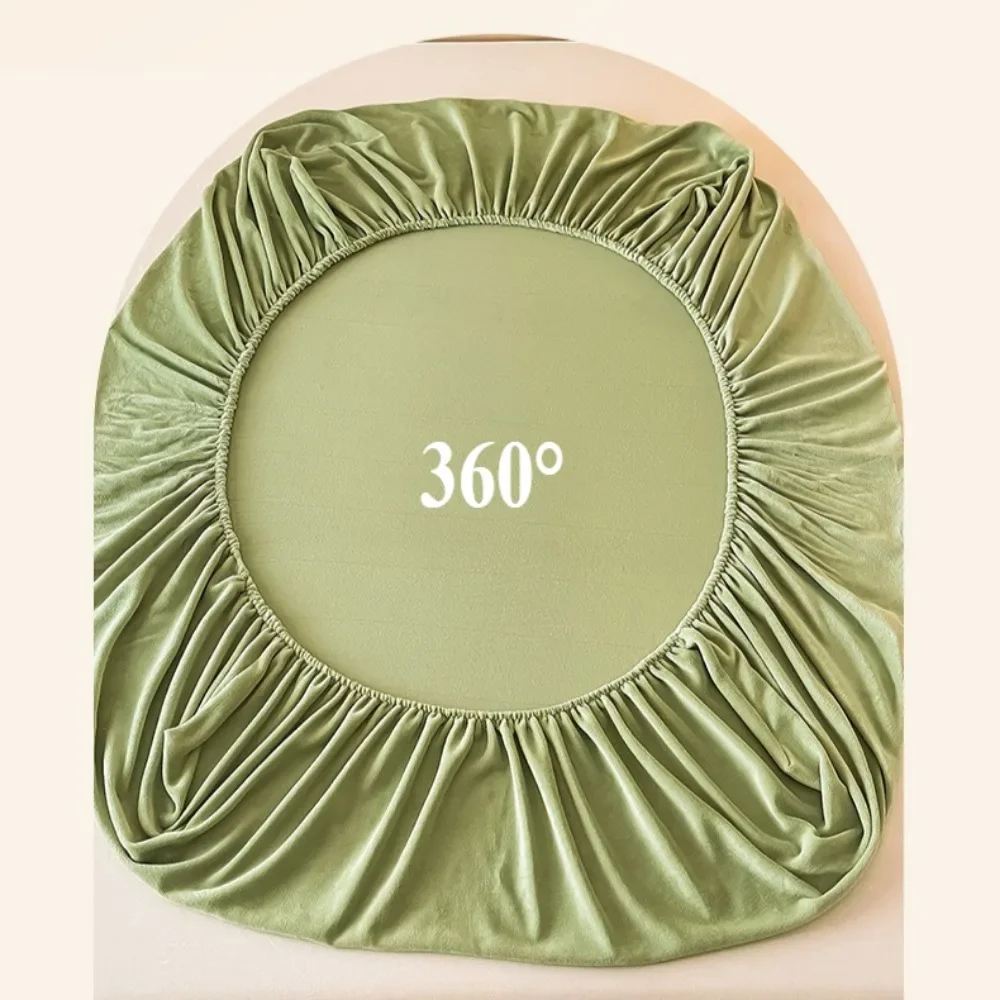 1 шт. теплая плюшевая простыня эластичный наматрасник плюшевые тканевые простыни