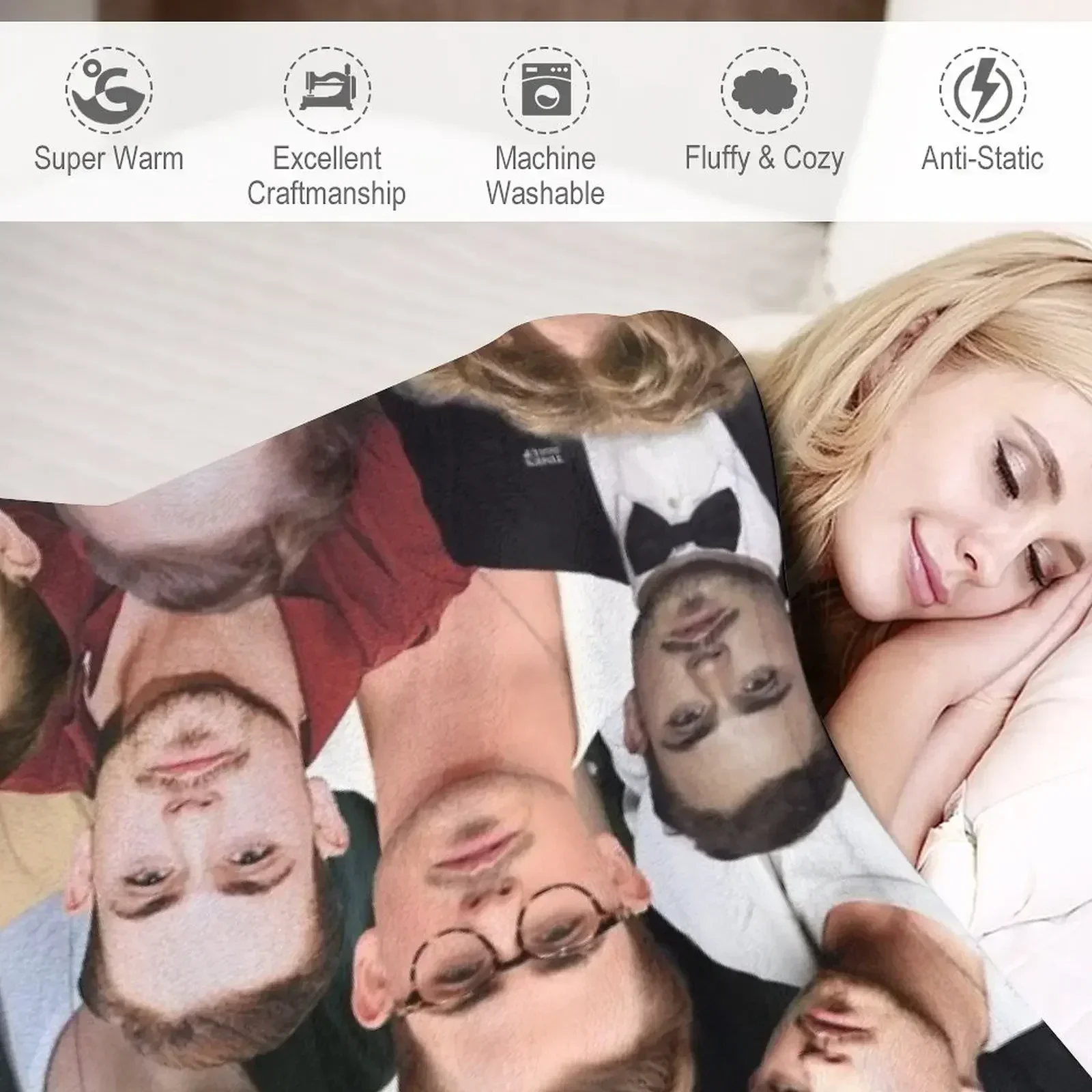 Одеяло Dacre Montgomery с фотоколлажем летнее постельное белье декоративные одеяла для