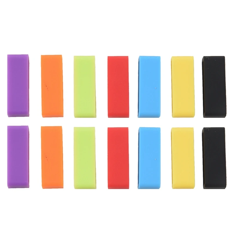 

14 шт., резиновые ремешки для часов шириной 20 мм