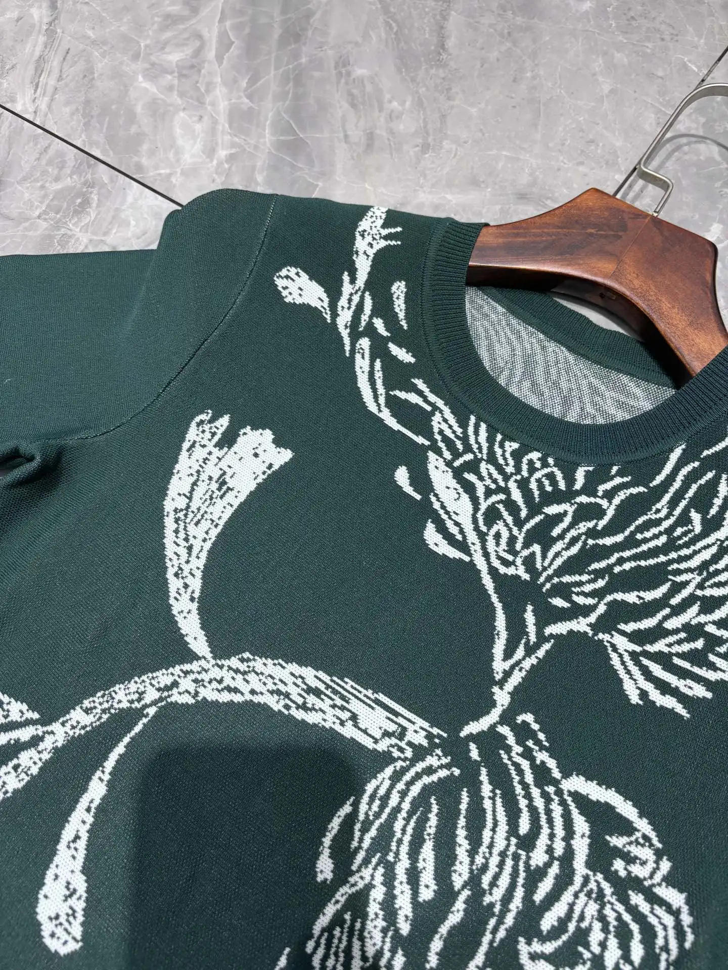 10 9 темпераментное модное жаккардовое трикотажное платье с цветочным узором