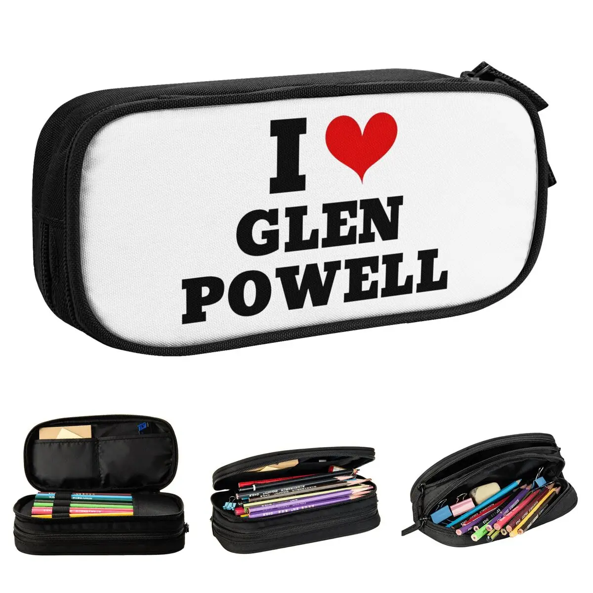 Пеналы с ракушками I Love Glen большой чехол для ручек и карандашей девочек мальчиков
