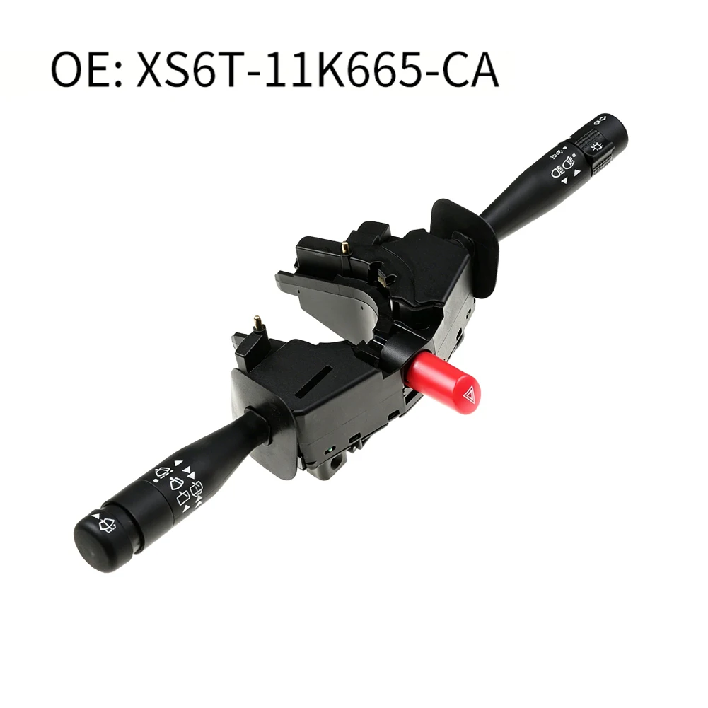 Фото Переключатель управления светом на рулевой колонке XS6T11K665CA для Ford Fiesta 1996-2008 и для ремонта фургонов Courier №2