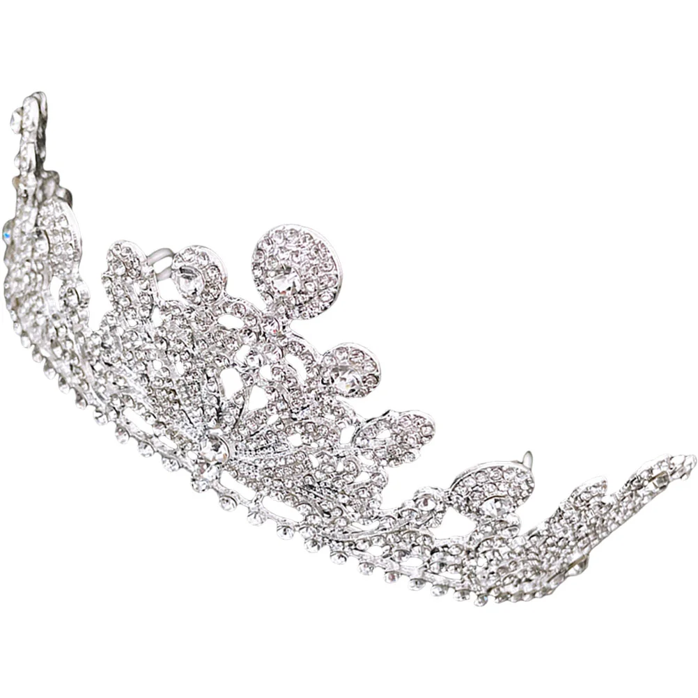

Tiara Weddingheaddress Crystal Brideheadwearpageant Bridal Rhinestone Headpiece Women Decorative Girl Baroqueheadpieces Royal