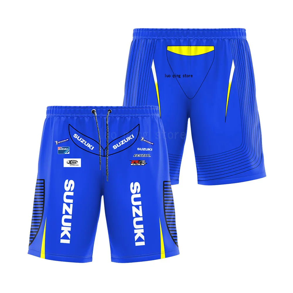 

New MOTO GP Outdoor Extreme Sport Shorts Blue Commemorative 2019 Short Board Bottom Summer Hot Casual Pants Pversized Beach Pant