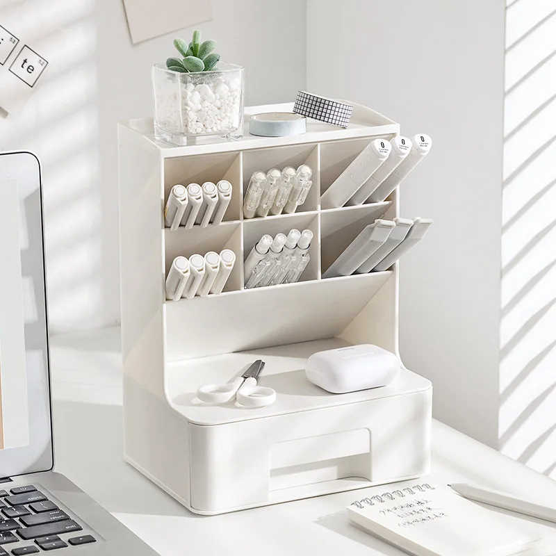 

Oblique Insertion Pen Holder, Desktop, Miscellaneous Items, Desk Storage Box, Student And Children'S Stationery Storage Rack, Do