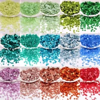 4mm home decor pvc round nail art wedding shiny faceted bead loose sequin sewing accessaries round paillettes paillette