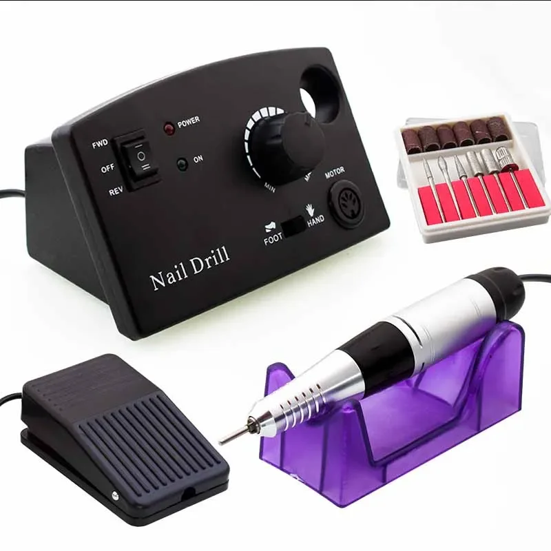 Профессиональная Фрезер для ногтей разноцветные master drill 25000 об/мин 202