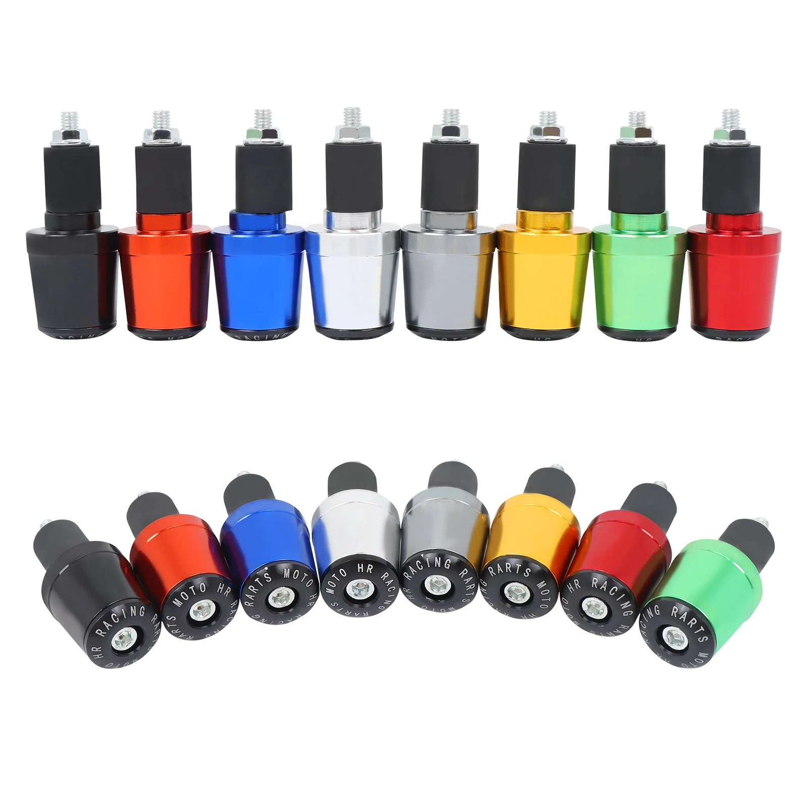 Универсальные Заглушки для Руля Мотоцикла 7/8 дюйма 22 мм Honda Yamaha Suzuki Ducati BMW Kawasaki 85 125