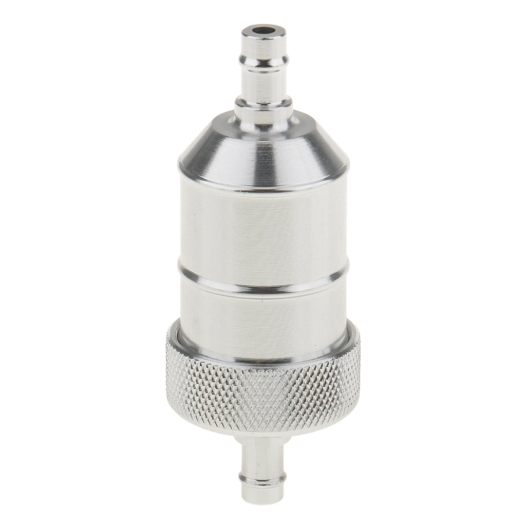 

Universal Motorcycle Bike ATV Quad Aluminum Inline Fuel Gas Filter 1/4in 6mm
