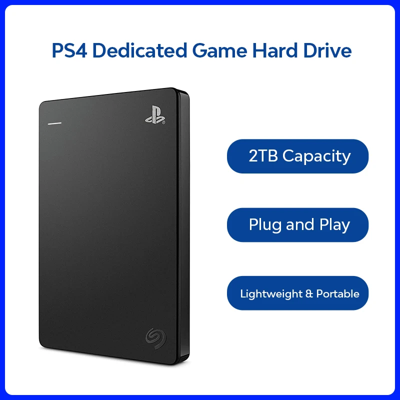Жесткий диск Seagate 2 ТБ для Sony Playstation 4 5 &quot портативный внешний - Цена: 10042.23