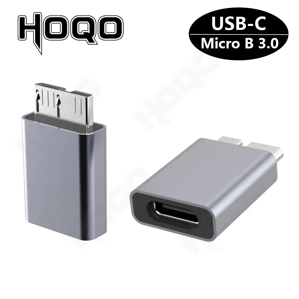 

Переходник с USB 3,0 micro B на Type C Женский на Micro B Штекерный разъем для Seagate WD Toshiba внешний жесткий диск адаптер для камеры
