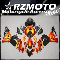 new abs whole motorcycle fairings kit fit for kawasaki ninja zx 10r zx10r 2004 2005 04 05 bodywork set orange tank cover
